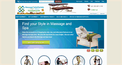 Desktop Screenshot of massagetablerentals.com